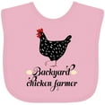 thumbnail image 3 of Inktastic Backyard Chicken Farmer Ancona Hen Girls Baby Bib, 3 of 4