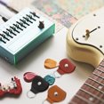 thumbnail image 4 of FUEENIRVA 1set Portable Pu Guitar Pick Holder Keychain Guitar Picks Storage Pouch Lightweight Design And 9pcs, 4 of 6