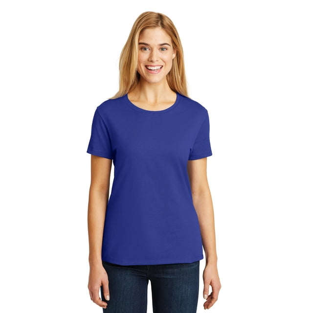 Hanes® - Camiseta de algodón Perfect-T para mujer. SL04 Hanes SL04