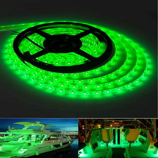 Marine Boat Red & Green Portable Battery Operated Light-Bow Suction 2 D-Cell