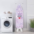 thumbnail image 3 of HELLHERO Ironing Board Covers Elastic Edge Protection Covers 3 Fasteners Colorful Cassette Tape Star Pattern Hook and Loop 15x54 Inch(Not Heat Resistant), 3 of 5