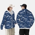 thumbnail image 4 of Daiia Ornamental Fish UPF 50+ Sun Protection Hoodie Jacket Lightweight Long Sleeve Sun Shirt for Women Men with Pocket Hiking Outdoor-Small, 4 of 7