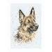 thumbnail image 3 of Wrendale Designs Greeting Card - GERMAN SHEPHERD (Bonnie), 3 of 3