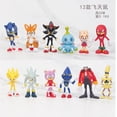 thumbnail image 1 of 2024 Sonic PVC Character Toy Hedgehog Shadow Tail Figure Model Dolls Children Animal Toy 12pcs/Set, 1 of 5