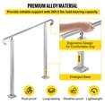 thumbnail image 4 of Barandilla de escalera VEVOR para exteriores pasamanos de aleación de Metal 2 o 3 escalones plateado, 4 of 9