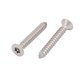 thumbnail image 2 of Tornillo autorroscante de cabeza plana Torx de acero inoxidable 304 M4.2x30mm, 20 piezas, 2 of 2