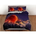 thumbnail image 3 of Luna Roja Juego de Funda Nórdica Galaxy Bedding, Space Bedding Set Full, Funda Nórdica, 3 of 4