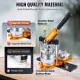 thumbnail image 4 of VEVOR Button Maker Machine, 75 mm Badge Punch Press Kit with 500pcs Button Parts, Circle Cutter & Magic Book, 4 of 9