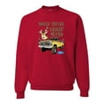 thumbnail image 2 of Wild Bobby, Driving Trucks and Taggin Bucks Retro Ford F150 Hunting, Cars and Trucks, Unisex Crewneck Graphic Sweatshirt, Red, 3X-Large, 2 of 4