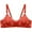 Red, variant on Sevevn Women's Non Steel Ring Style Printed Gathered Middle Button Breathable Underwear Daily Bra Beige M Holiday Gift Finder