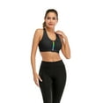 thumbnail image 2 of Sports Bra, Front Close Seamless Workout Bra with Removable Pad for Running Equestrian Yoga, 2 of 9
