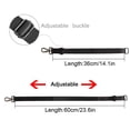 thumbnail image 3 of Hunting Strap 7-core Adjustable Point Sling Braided Portable Strap Hunting Accessory, Black, 3 of 7