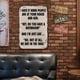 thumbnail image 3 of Frase Placa Metal Vintage Pintura Hierro Rectangular Arte Pared Del 20 X 30 Cm, 3 of 9
