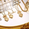 thumbnail image 3 of TINGN Layered Gold Necklaces for Women Heart Pendant Gold Chain Necklaces for Women, 3 of 5