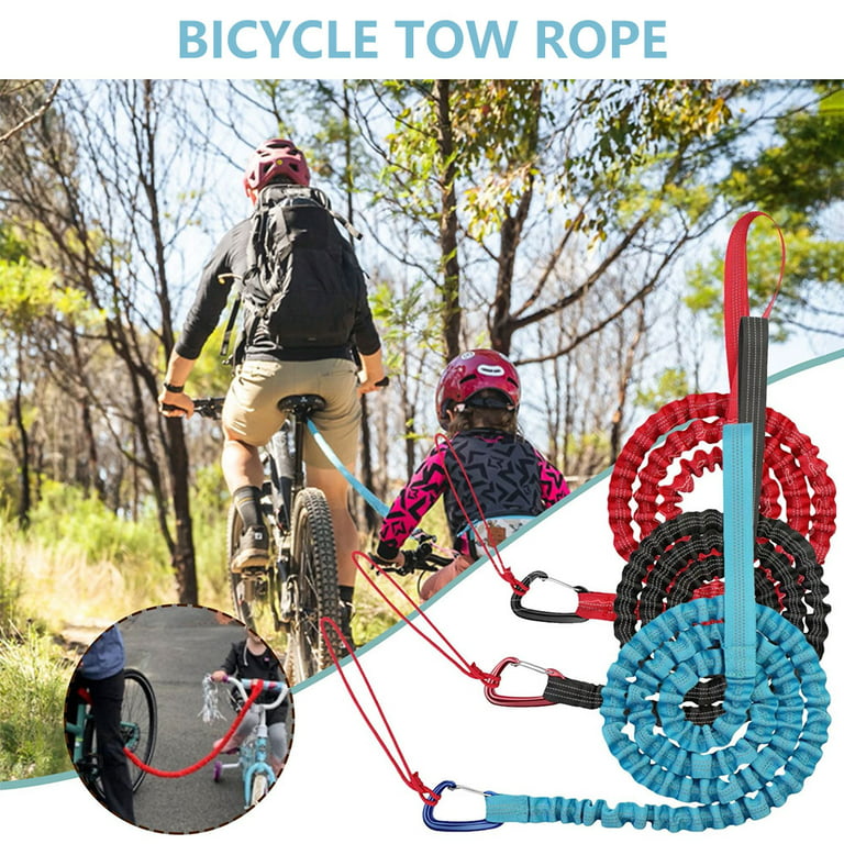 Fyeme 3M Bike Tow Rope for Kids, MTB & Cycling Stretch Pull Strap
