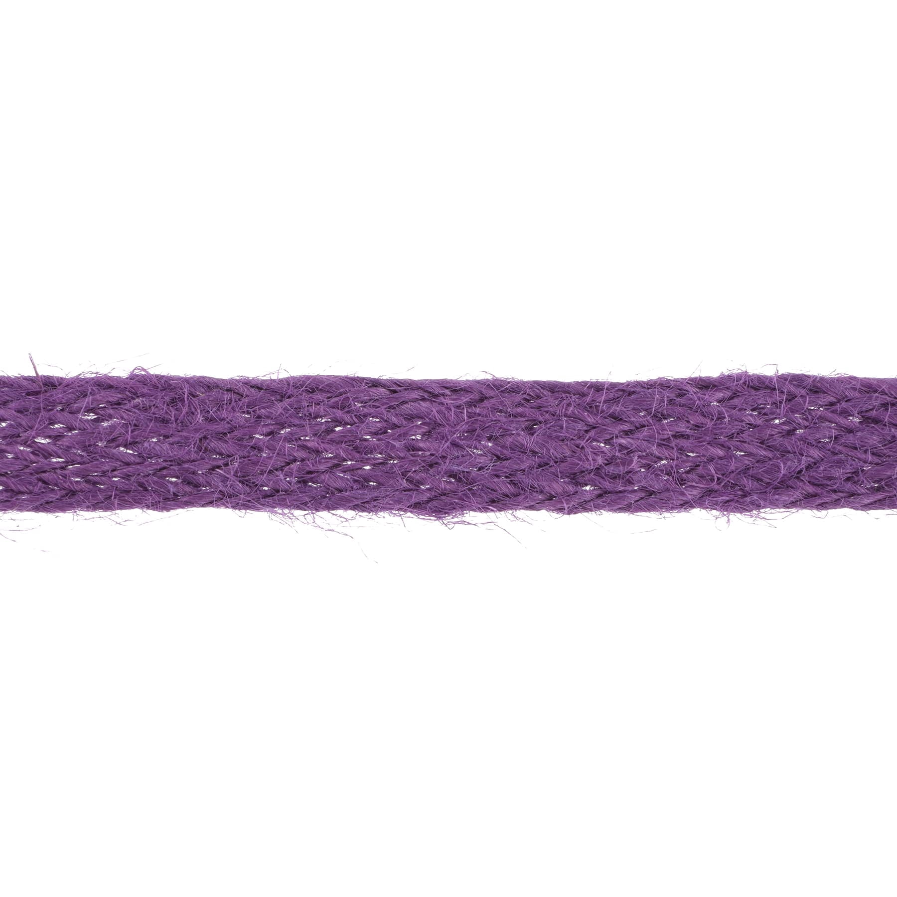 Celebrate It 7/16" x 7yd. Purple Jute Ribbon - Braided, Non-Wired, Ideal for Gift Wrapping, Baskets & Rustic Decor, 12 Pack