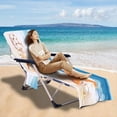 thumbnail image 5 of para Silla de Playa con Bolsillos Laterales, de Toalla para Sillón Cómoda y de Secado Rápido, Adecuada para Playa Al Aire Libre, 5 of 5