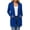 Blue, variant on uublik Jackets for Women Trendy Hot Pink Outdoor Open Front Casual Long Fall Winter Coat with Pockets