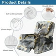 thumbnail image 5 of FOR U DESIGNS Butterfly Sunflower Marble Print Recliner Chair Covers Anti-Dust Reclining Slipcovers 4-Pieces Soft Recliner Armchair Covers Protector with Storage Pocket, 5 of 8