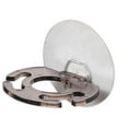 thumbnail image 4 of Soporte de plástico Monstrate para cepillos de dientes montaje en pared desmontable impermeable autoadhesivo Gris transparente, 4 of 6