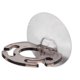 thumbnail image 2 of Inteprter Soporte de plástico para cepillos de portátil montado en la pared resistente al agua autoadhesivo estante para afeitadora sin Juegos de accesorios de baño Gris transparente Inteprter  HA000095-03B, 2 of 6