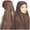 Coffee, variant on Gray Slip-On Instant Premium Jersey Hijab Head Scarf Wrap Chiffon Solid Color Hijab Tube Unisex Stretch Dreadlocks Tube One Size
