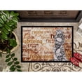 thumbnail image 3 of Creepy, Haunted and Frightful with skulls Halloween18x27 Doormat, 3 of 4