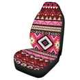 thumbnail image 5 of Uourmeti Automobile Interior Seat Cover Anti-Slip Auto Seat Protector Polyester Colorfast, Suitable for Car SUVs, Pink Geometric Print, 5 of 6