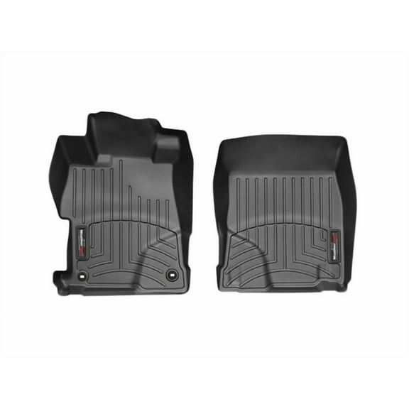WeatherTech Custom Fit FloorLiners compatible with Honda Civic Si, Civic - 1st Row (Driver & Passenger), Black