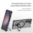 thumbnail image 5 of Allytechgroup Mangetic Back Case for Samsung Galaxy A15 5G, Ring Holder Stand Shockproof Anti-Scratch Protective Bumper Rugged Hybrid Phone Case for Galaxy A15 5G, Green, 5 of 9