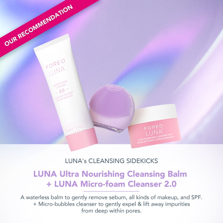 FOREO LUNA 4 Go - Silicone Facial Cleansing Brush for Travel