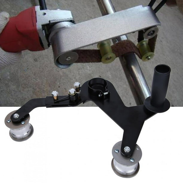 Mini lijadora de banda, lijadora de banda, mango portátil, tubo redondo, lijadoras de banda, pulidor , pulidora para acero inoxidable Lijadora de banda Spptty herramientas industriales