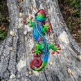 thumbnail image 5 of 2pcs Green Metal Gecko Lizard Home Garden Wall Decoration Oudoor Statues Sculptures Miniatures Ornaments Patio Lawn Fence Yard, 5 of 5