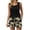 A2-Black, variant on Women 2 Piece Lounge Shorts Sets Solid Tank Tops Leopard Hawaii Floral Print Sweatsuit Holiday Beach Outfits Red XXL