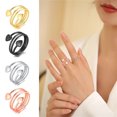 thumbnail image 2 of JUNTEX Lymphatic Drainage Therapeutic Magnet Therapy Rings for Women Men Adjustable, 2 of 12