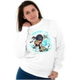 thumbnail image 4 of Street Fighter Ryu Hadoken 90s Gamer Sweatshirt for Men or Women Brisco Brands M, 4 of 6