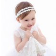 thumbnail image 1 of Diadema elástica suave para recién nacido, para bebé, bautismo, boda, fiesta, accesorio para el pelo., 1 of 5