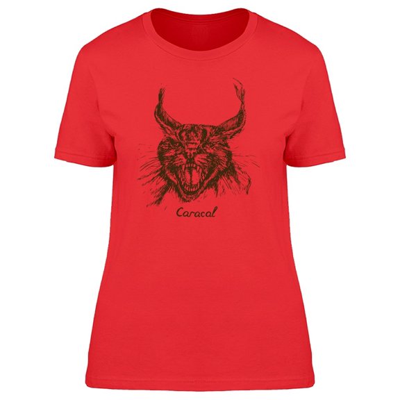 Roaring Caracal Silhouette Tee Women's -Image by Shutterstock