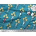 thumbnail image 3 of Soimoi Rayon Fabric Dot,Clutch & Women Group Decor Fabric Printed Yard 42 Inch Wide, 3 of 3