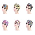 thumbnail image 4 of Turbante musulmán Qarigey anudado para la cabeza mujer negro, 4 of 6
