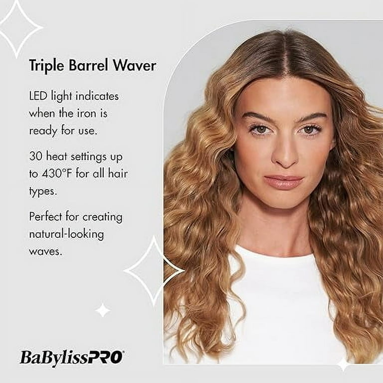 Pro Titanium Babyliss Pro Triple Barrel Waver Review BaBylissPRO