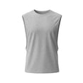 thumbnail image 5 of Gamivast Men's Muscle Tank Tops Sleeveless Workout Shirt Loose Fit Lightweight Athletic Gym Shirt Breathable Casual Training Top for Fitness Summer Wear, 5 of 5