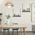 thumbnail image 2 of Hanging Shelves for Indoor Wall and Window - Floating Wall Shelves for Plant Display,  Style Home Decor.(Leaf Rope, Retro Color,Large*2), 2 of 12