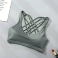 thumbnail image 4 of Lindreshi Sports Bras for Women Woman Bras with String Quick Dry Shockproof Running Fitness Large Size Underwear, 4 of 6