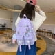 thumbnail image 4 of Plaid Preppy Backpack with Big Bow - Cute Kawaii Style for Teen Girls, Japanese Design School Bag (Pink), 4 of 4