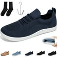thumbnail image 2 of Willtoo Glyde Essence Shoes Women Men, 2026 Upgraded Glyde Essence - Comfort Lightweight Hybrid Shoes, Wide Toe Non-Slip Breathable Casual Sneakers with Insole Navy, 2 of 7
