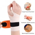 thumbnail image 3 of BESTSKY Soft Wrist Brace(2 Pack),Elastic Wrist Wrap Support for Carpal Tunnel Pain Relief,Tendonitis,Arthritis,Tfcc Tear,Ultra-Thin Wrist Compression Strap for Fitness,Sports,Workout,Fit Both Hands, 3 of 7