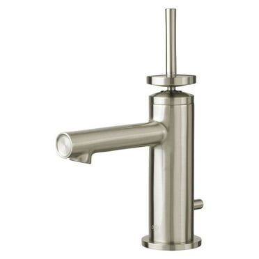 DXV D3510510C.144 Percy Single Handle Bathroom Faucet with Stem Handle, Brushed Nickel