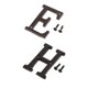 thumbnail image 1 of 2x Placa de puerta Buzón Letras Decoración de montaje en pared eh perfecl Etiqueta de la letra de la placa de la puerta, 1 of 8