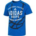 thumbnail image 1 of Camiseta gráfica adidas Climalite Hoops para niños, azul, 4, 1 of 1